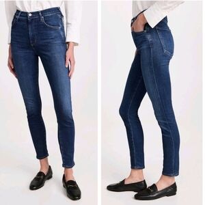 Citizen Of Humanity Jeans Women's 26 Dark Wash Chrissy Uber High Rise Skinny Fit